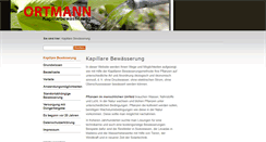 Desktop Screenshot of kapillar-ortmann.de